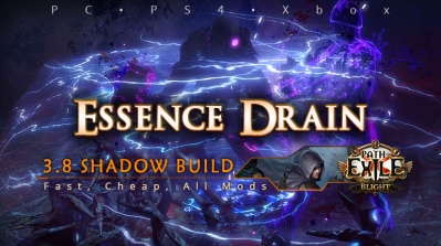 [Shadow] PoE 3.8 Essence Drain Trickster Fast Build (PC, PS4, Xbox)